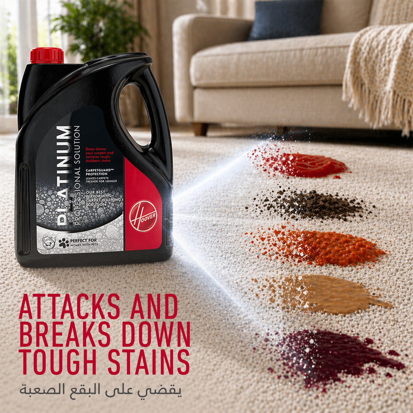 Hoover Platinum Professional Carpet Cleaning Solution 4L