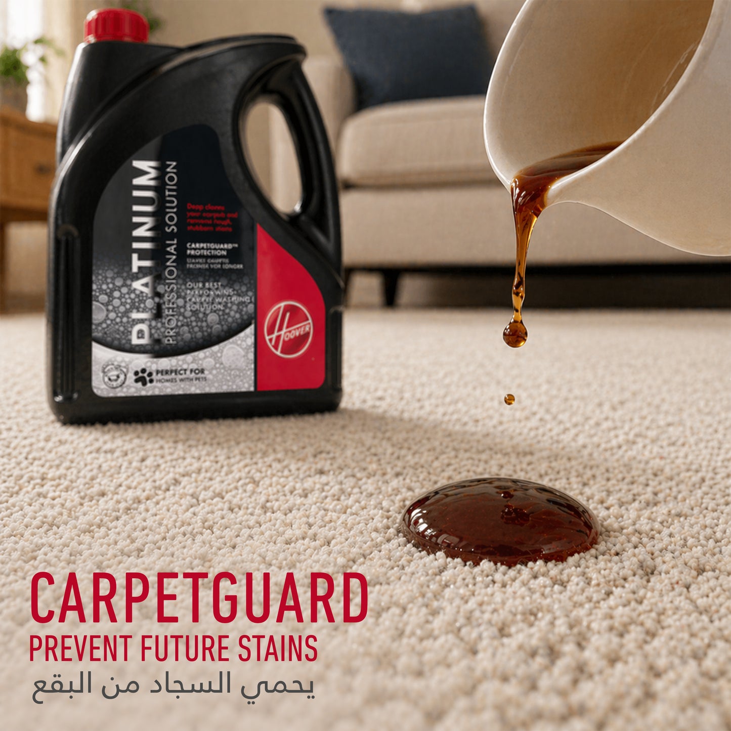 Hoover Platinum Professional Carpet Cleaning Solution 4L