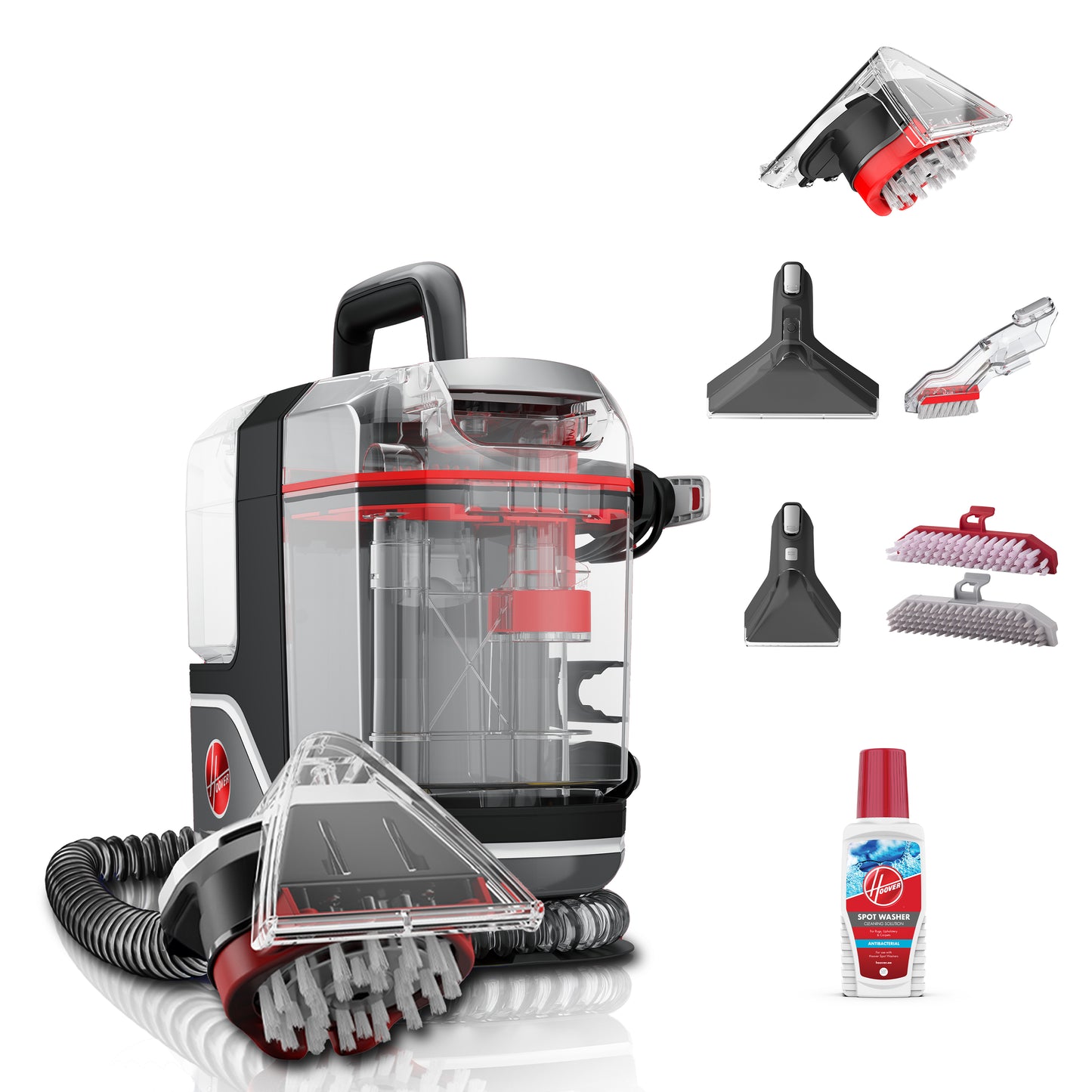 مكنسة Hoover  Cleanslate اللاسلكية لتنظيف البقع (CLSW-CSME)، توفر راحة التنظيف اللاسلكي لسهولة حملها وتنظيف البقع والانسكابات بكل سهولة.