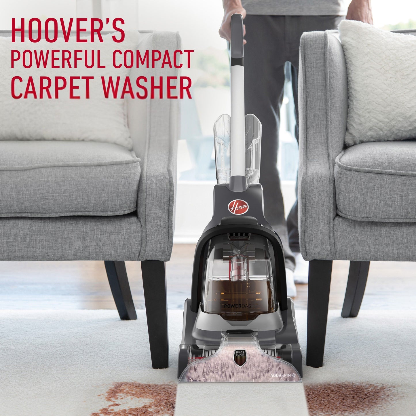 Hoover PowerDash Compact Carpet Washer