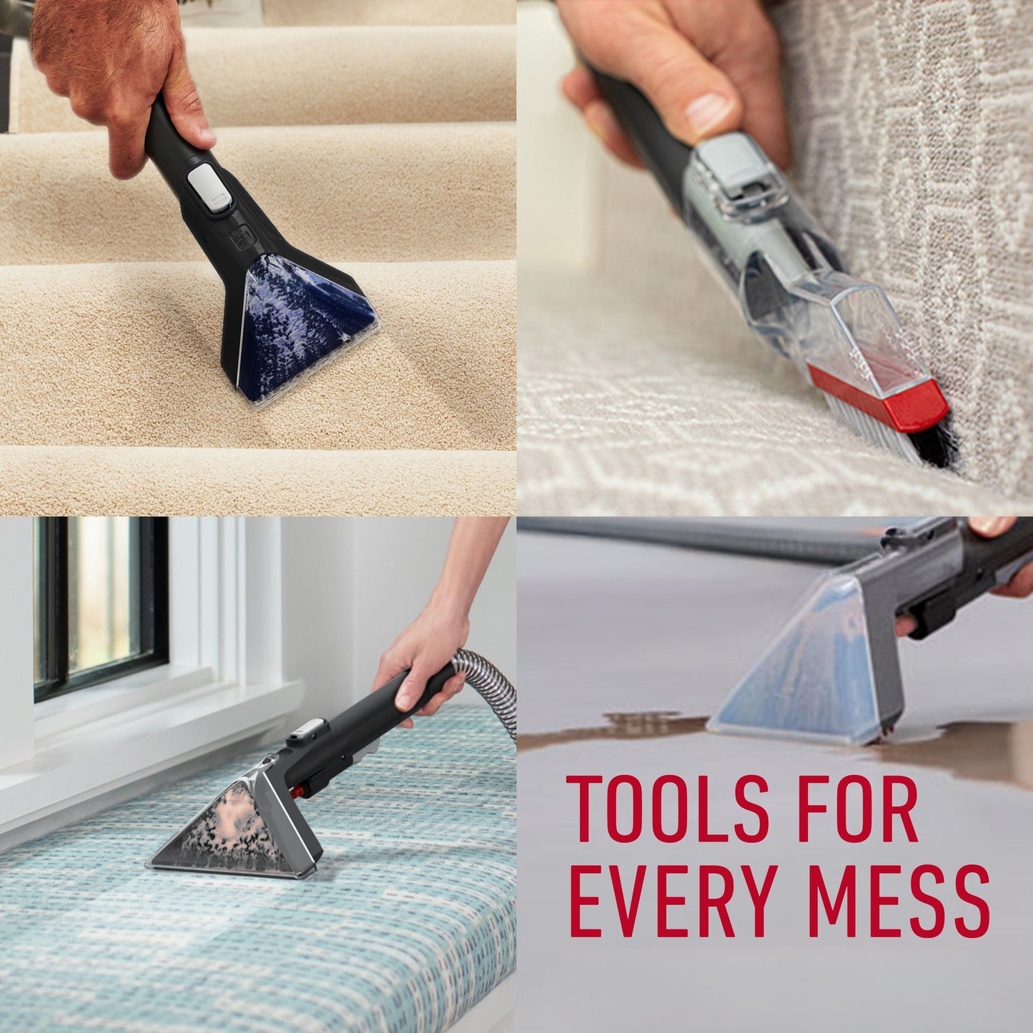 مكنسة Hoover  Cleanslate اللاسلكية لتنظيف البقع (CLSW-CSME)، توفر راحة التنظيف اللاسلكي لسهولة حملها وتنظيف البقع والانسكابات بكل سهولة.